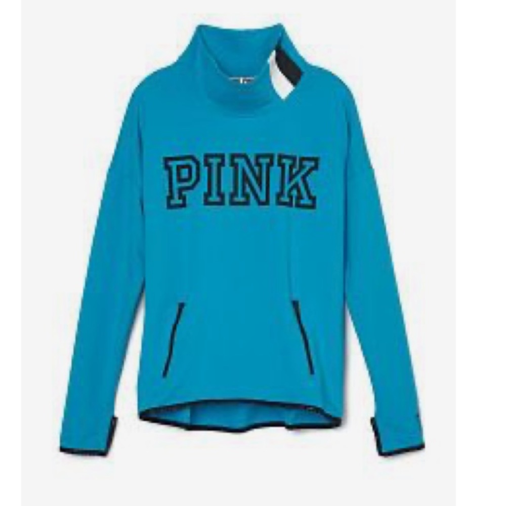 Victoria’s Secret Pink Logo Mockneck - Picture 1 of 2